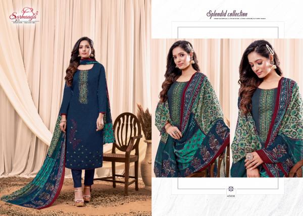 Sarmaaya Rihana Lawn Cotton Designer Dress Material